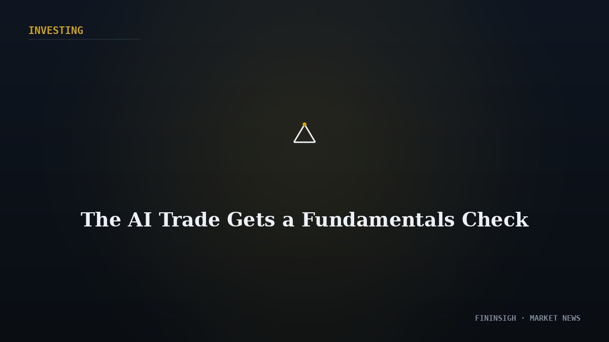 The AI Trade Gets a Fundamentals Check