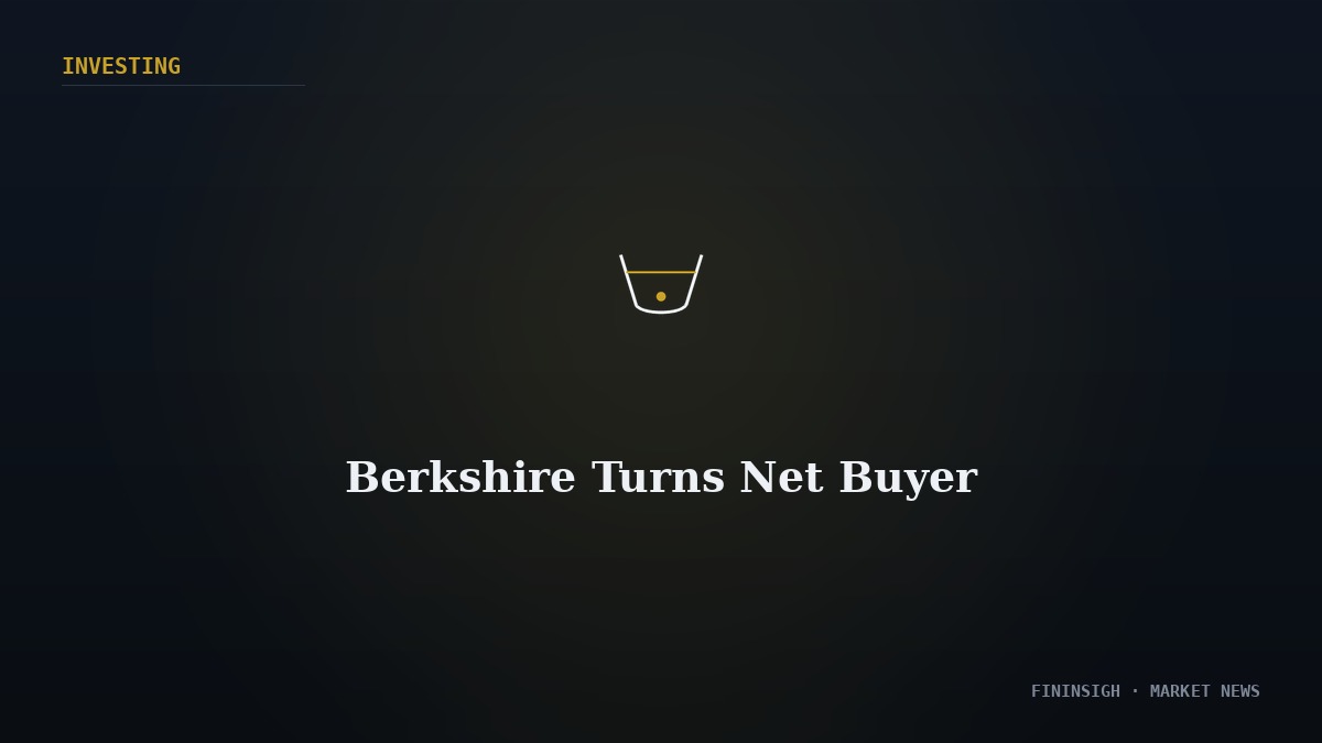 Berkshire Turns Net Buyer of Stocks