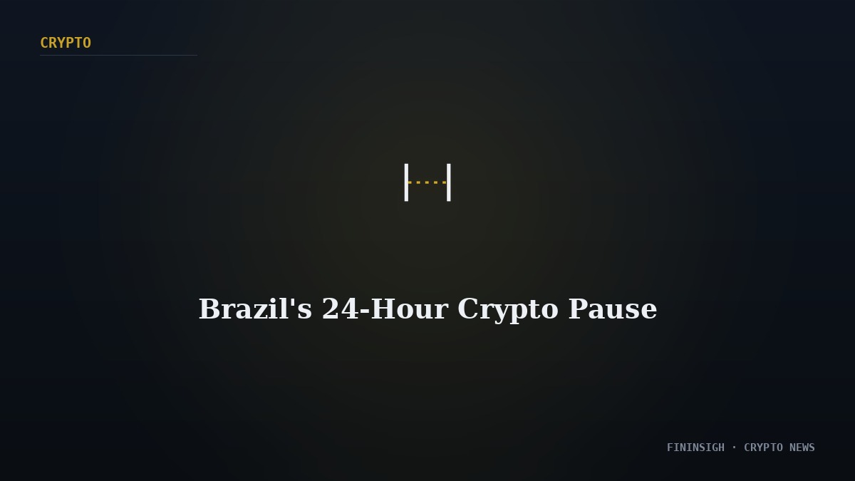 Brazil's 24-Hour Crypto Pause