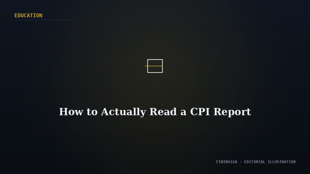 How to Actually Read a CPI Report