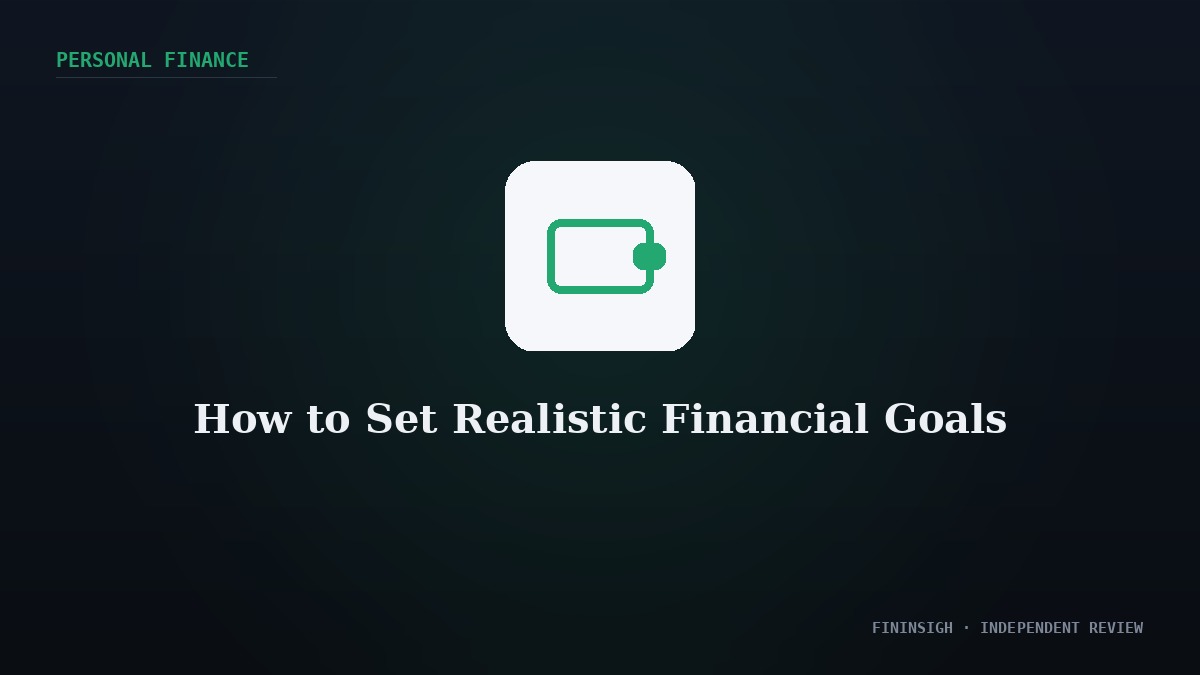 How to Set Realistic Financial Goals