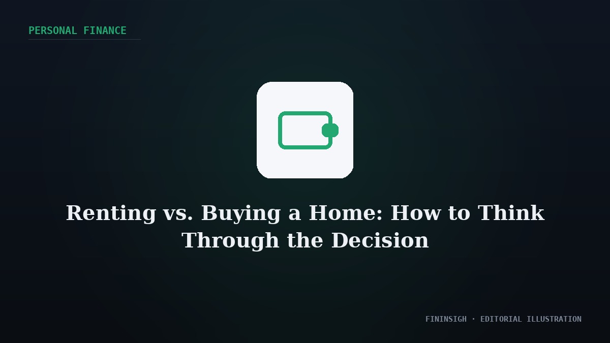 Renting vs. Buying a Home: How to Think Through the Decision