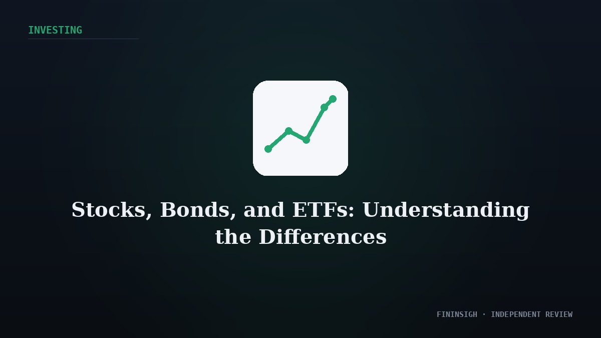 Stocks, Bonds, and ETFs: Understanding the Differences