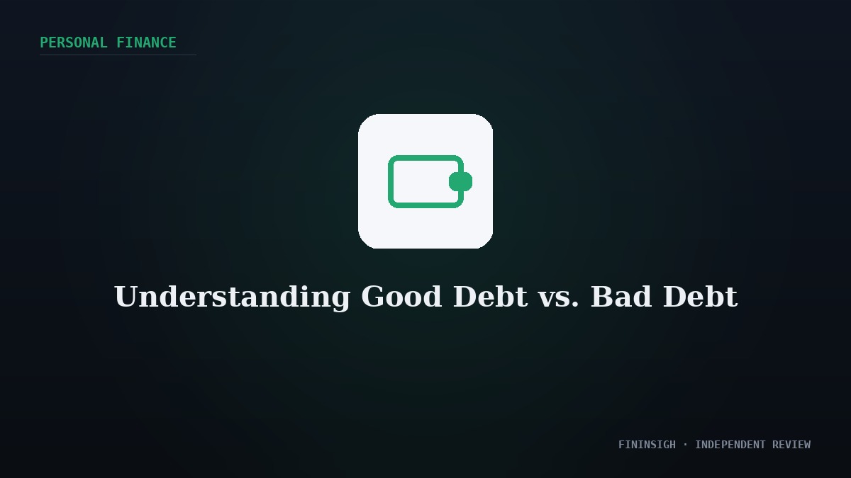 Understanding Good Debt vs. Bad Debt