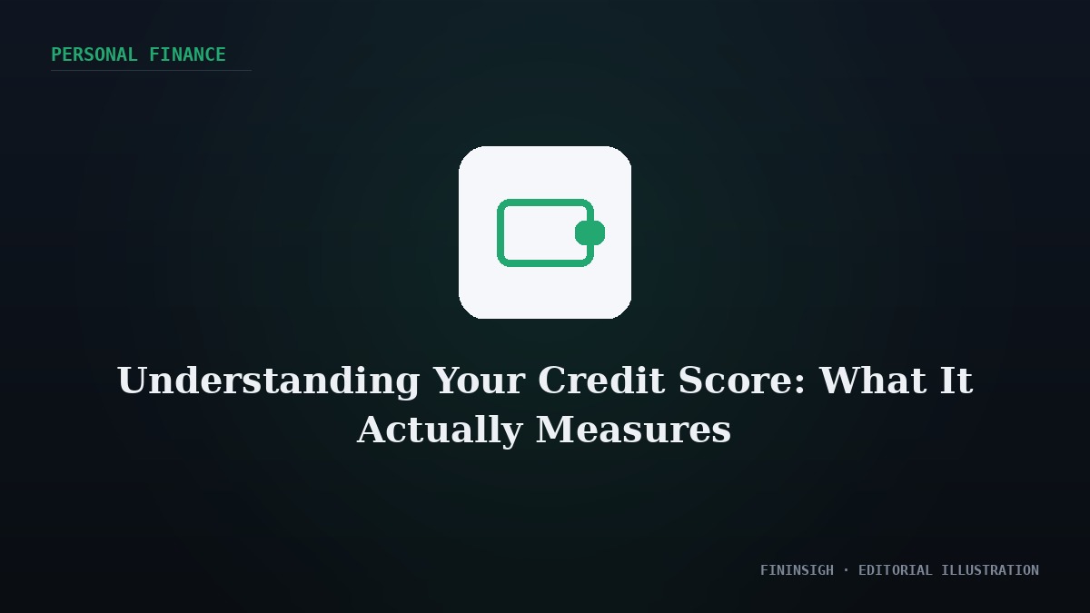 Understanding Your Credit Score: What It Actually Measures