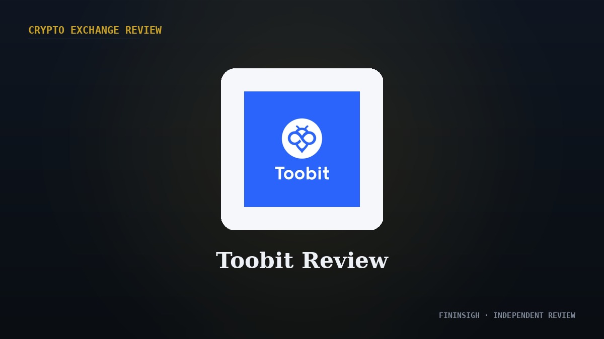 Toobit review banner